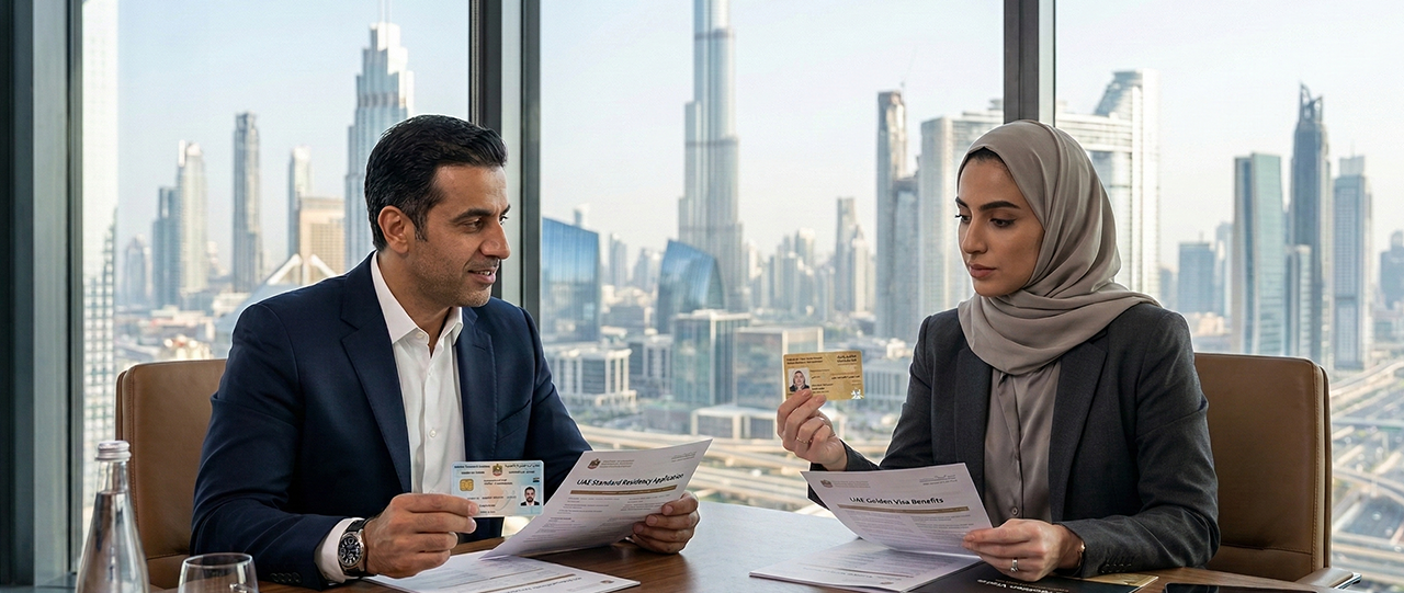 The Difference Between the Golden Visa and Regular Residency in UAE: The Complete Investor Guide 2026